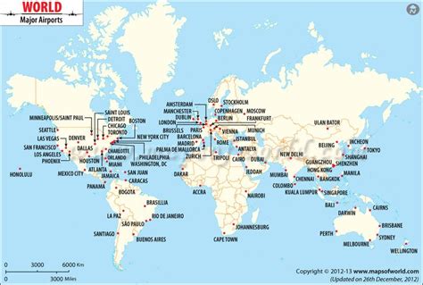 World International Airport Map | World, Airport map, World map