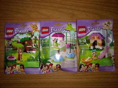 LEGO Friends - Animals Series 3 Complete Set #41023, 41024 & 41025 ...