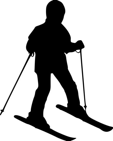 12 Skiing Silhouette (PNG Transparent) | OnlyGFX.com