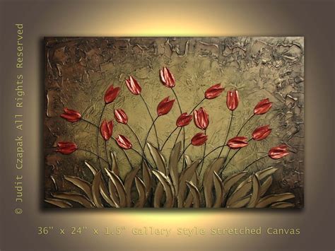 Hand Made Original Modern Textured Painting On Canvas by Judit Czapak | CustomMade.com