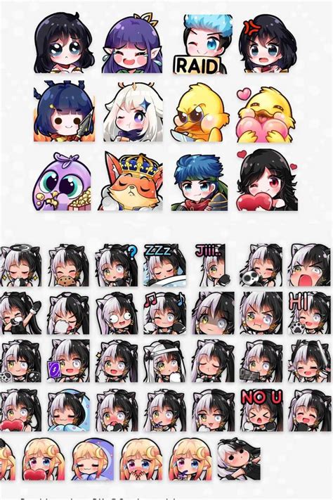 I specialize in making cute emotes for your Twitch channel or Discord server! I'm here to bring ...