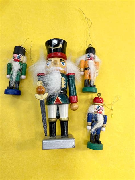 Nutcracker Ornaments Vintage Wooden Christmas Nutcrackers - Etsy