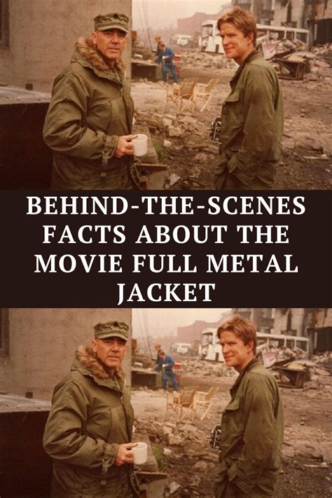 Behind the scenes facts about the movie full metal jacket – Artofit