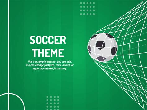 Free Soccer PowerPoint Template and Google Slides Theme