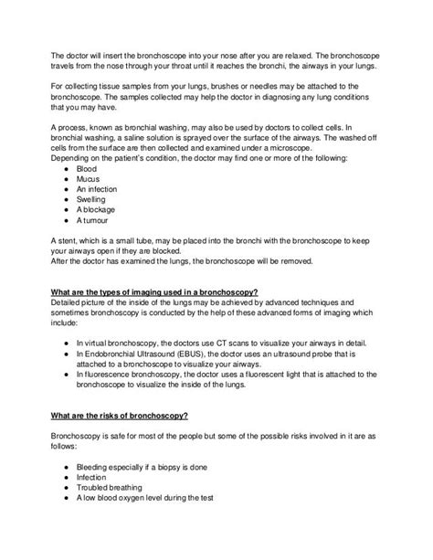 Ebus Bronchoscopy blog | PDF