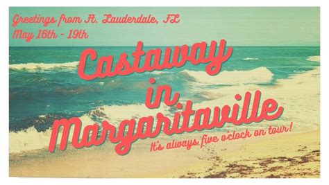 Castaway in Margaritaville - Castaways Rugby Tour 2024, Margaritaville ft Lauderdale, Hollywood ...