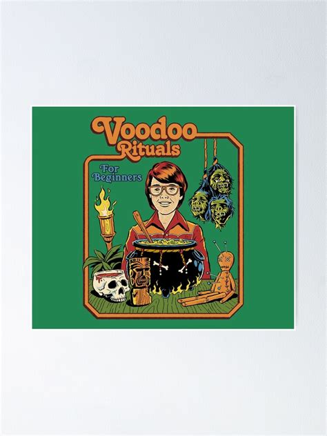 "Voodoo Rituals For Beginners" Poster for Sale by stevenrhodes | Redbubble