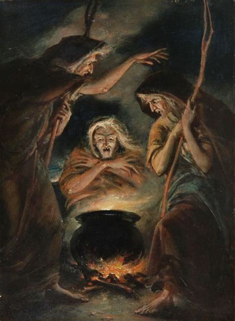 oil paintings of witches | THE WITCHES by WILLIAM EDWARD FROST ...