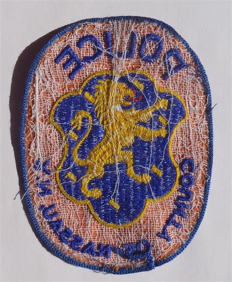 Embroidered Patch Police Department Nassau County Lion NY | eBay