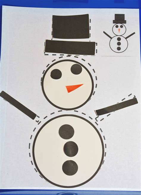 Build a Snowman with Shapes — Learning Here and There