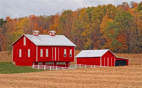 Little Red Pennsylvania Dutch Barn Photograph by Brian Mollenkopf ...