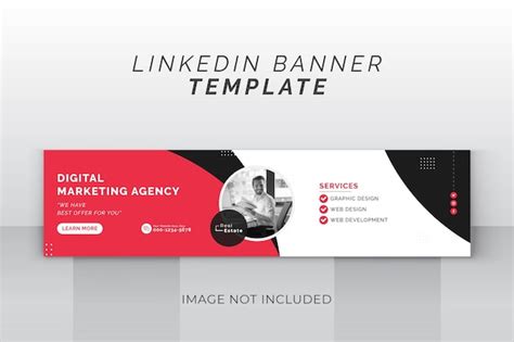 Premium Vector | Creative business linkedin banner web template design