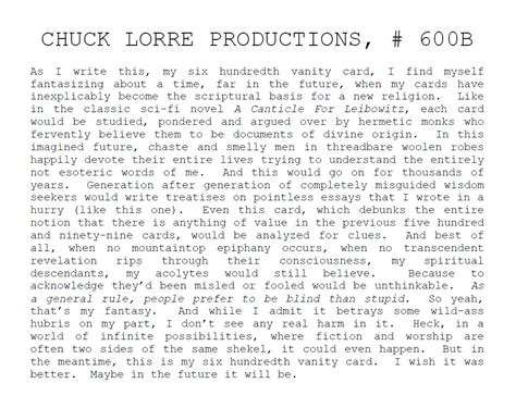 Chuck Lorre Posts His 600th Vanity Cards Tonight | KSiteTV