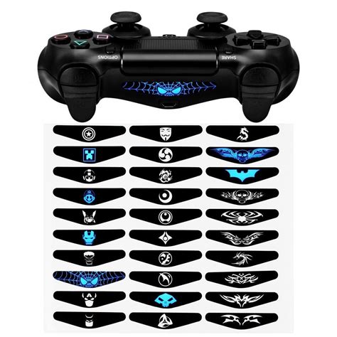 PS4 Decal Light Bar LED Controller Sticker Cover Playstation 4 Light ...