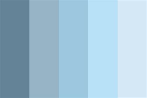 muted blues Color Palette