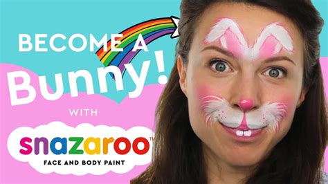 Easy Easter Bunny Face Paint Tutorial | Snazaroo - YouTube