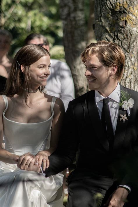 Barbara Palvin Wore Vivienne Westwood To Marry Dylan Sprouse At Their Hungarian Countryside ...