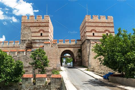 Ancient walls of Constantinople | High-Quality Architecture Stock Photos ~ Creative Market