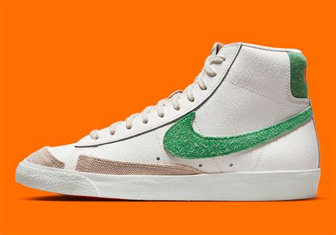 Nike Blazer Mid '77 "White/Green/Orange" | SneakerNews.com