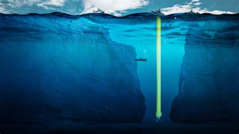 Download A magnificent view of the deepest point in the ocean - the Mariana Trench | Wallpapers.com