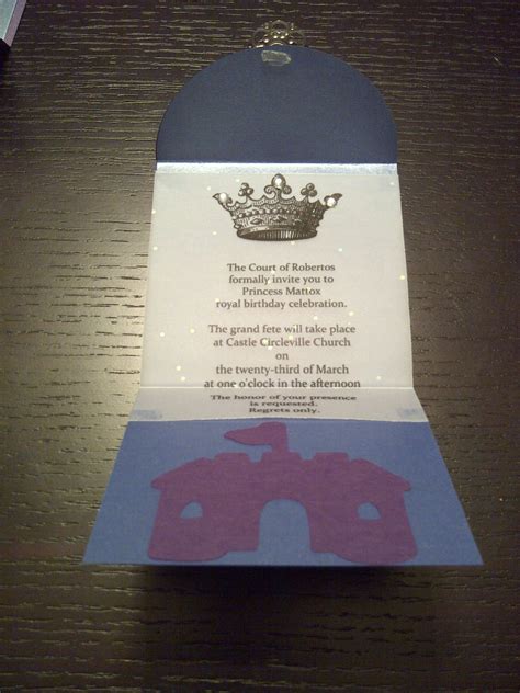 Royal Ball Invitation | Sample Inside