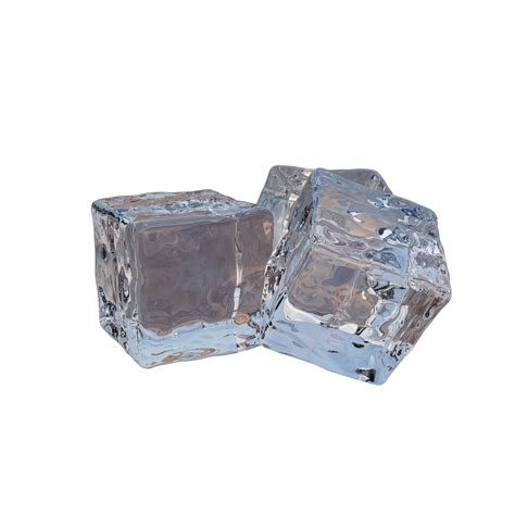 Three artificial ice cubes. 12658453 PNG