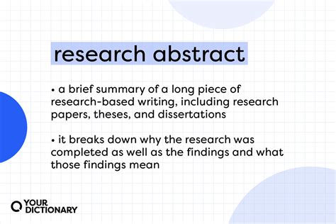 What Is a Research Abstract? 3 Effective Examples | YourDictionary