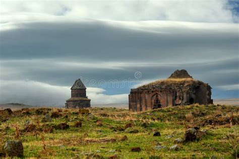 The Ruins of Ani, Medieval Armenian Capital City, in Turkey Stock Photo - Image of history ...