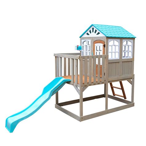 Kidkraft Highline Retreat Wooden Playset & Slide - Kid Kraft | Cuckooland