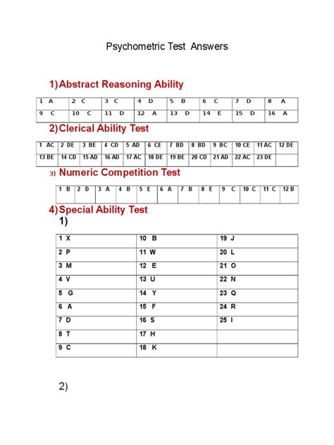 Psychometric Test Answers.doc