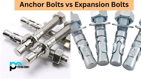 Anchor Bolt vs Expansion Bolt - What’s the Difference