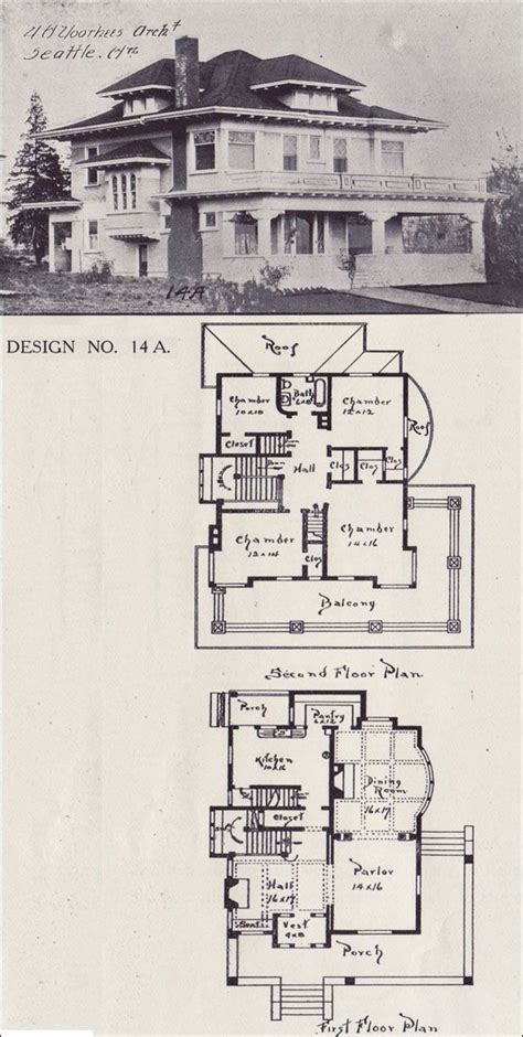 American 4 Square Floor Plans - floorplans.click