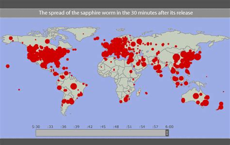 The Warnings - Slammer Map | Cyber War! | FRONTLINE | PBS