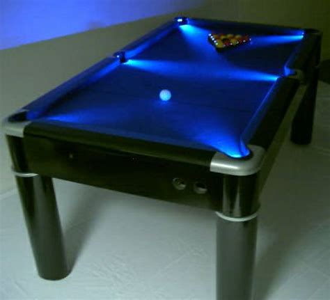 Strikeworth Aurora British 6 foot Pool Table with LED Lighting