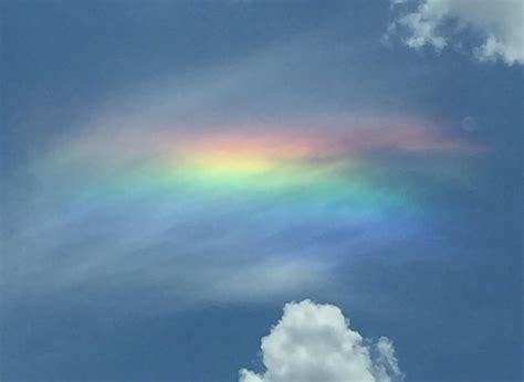 Rainbow iridescent clouds glistened over D.C. on Sunday afternoon - The Washington Post