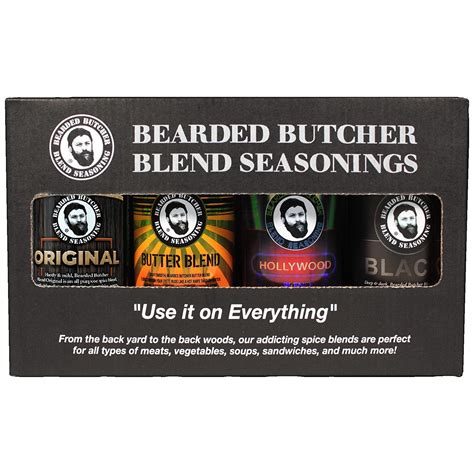 Bearded Butchers Seasoning 4 GP27 Pack Variety Pack - No MSG - All Natural - Walmart.com