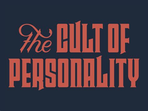 The Cult of Personality by Philip Eggleston on Dribbble