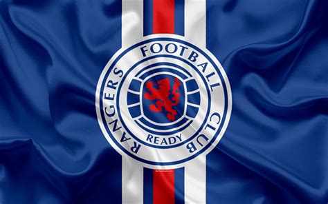 Download wallpapers Rangers FC, 4K, Scottish Football Club, logo, emblem, Scottish Premiership ...