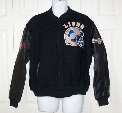 Vintage Detroit Lions Varsity Jacket-ChalkLine-Adult XL | #142175872