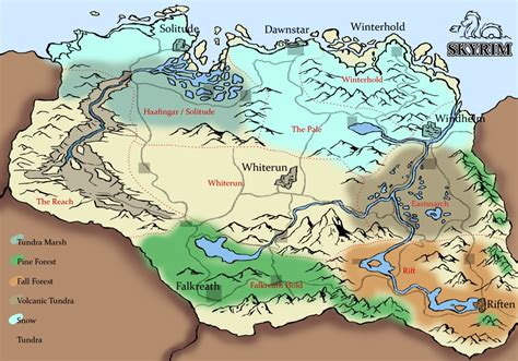 High Resolution Skyrim Maps - GamingReality