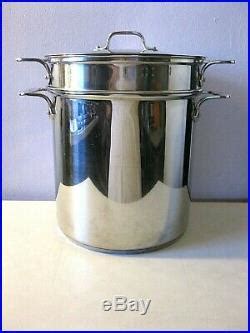 All-clad Stainless Steel 12 Qt Mesh Multi Stock Pot – Rare Strainer Pot Clean – Stock Pot Stainless