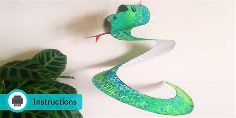 Paper Plate Spiral Snake Craft | Primary Resources - Twinkl