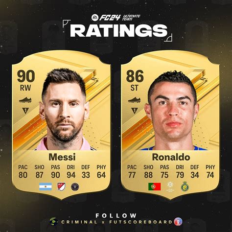 🇦🇷 Messi vs 🇵🇹 Ronaldo in EAFC24 : r/fut