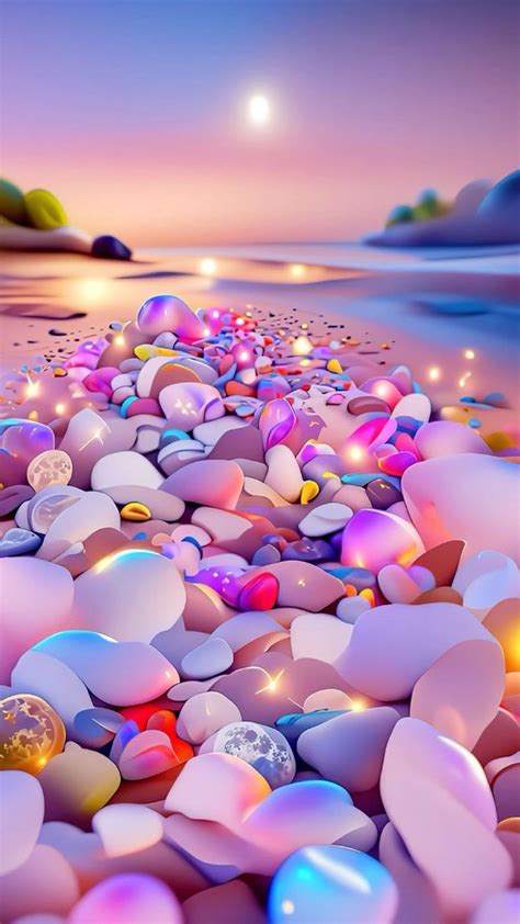 Beautiful Beach Rocks Phone Wallpaper