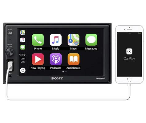 Sony XAV-AX1000, 6.2" Double Din Multimedia Receiver Player CarPlay w ...