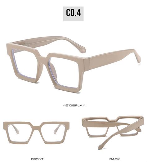 China Customized Square Frame Anti Blue Glasses Suppliers ...