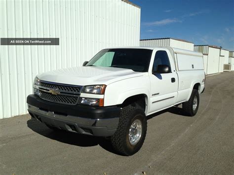 2005 Chevrolet Silverado 2500 Hd 4x4 Ls Reg Cab Surveying Truck