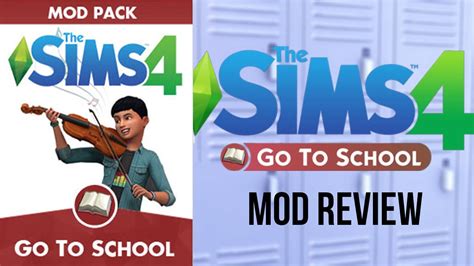 Go to School Mod Pack by Zerbu - Sims 4 Update