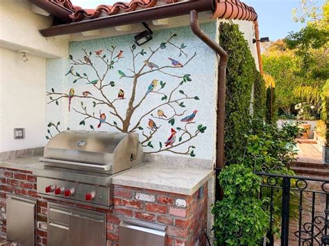 Garden Mosaic Wall Art For Your Home or Outdoor Space — Custom Luxury Mosaic Art | Murals, Walls ...