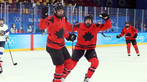 Winter Olympics 2022 - Canada record huge ice hockey win over Finland ...